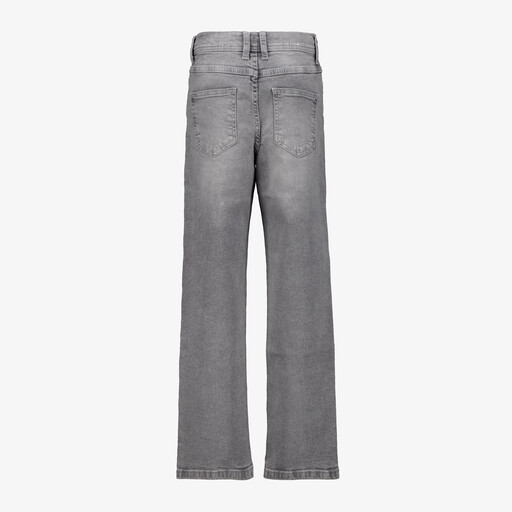 Name It straight jeans meisjes grijs
