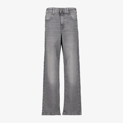 Name It straight jeans meisjes grijs