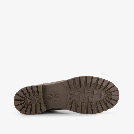 Leren dames boots taupe