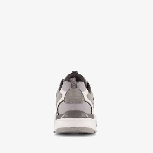 Heren sneakers grijs zwart