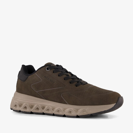 Heren sneakers donkergroen