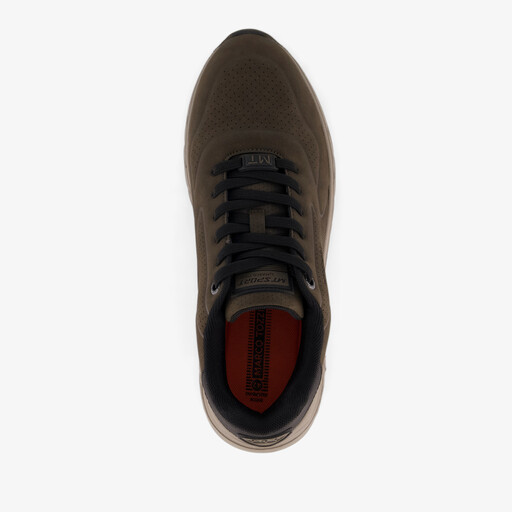 Heren sneakers donkergroen