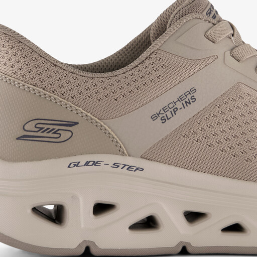 Slip-ins: BOBS Sport Squad heren sneakers taupe