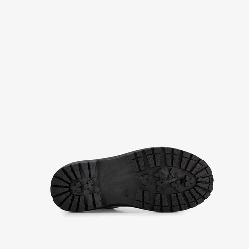 Meisjes veterboots zilver roze