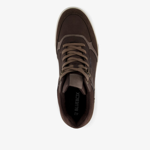 Hoge heren sneakers bruin
