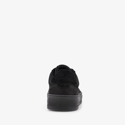 Van Beer suede heren sneakers zwart