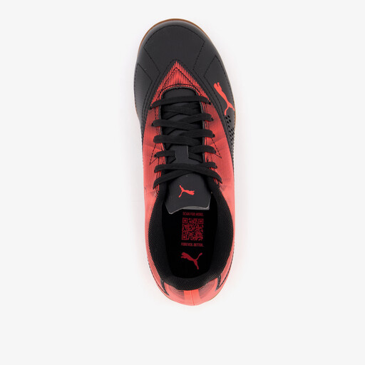 Rapid IT IC kinder zaalschoenen rood zwart