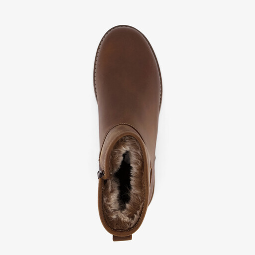 Leren dames boots bruin