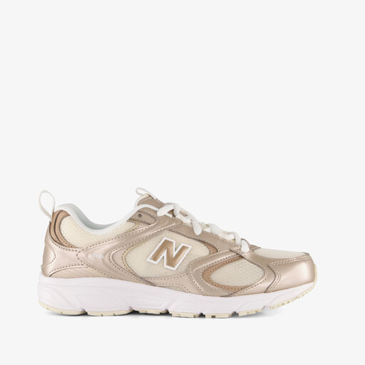 408 dames sneakers beige goud