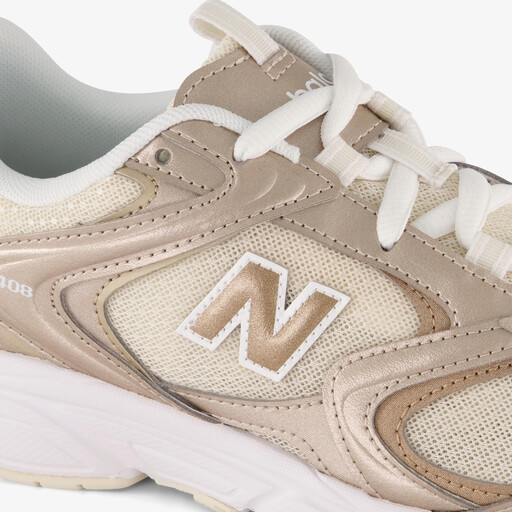 408 dames sneakers beige goud