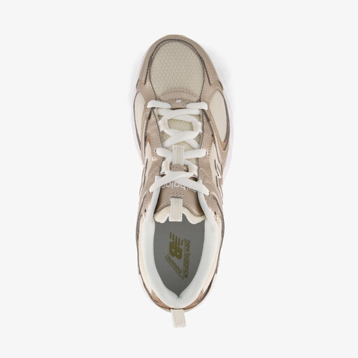 408 dames sneakers beige goud