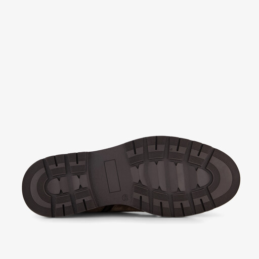 Suède heren veterboots bruin