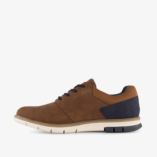 Heren sneakers cognac