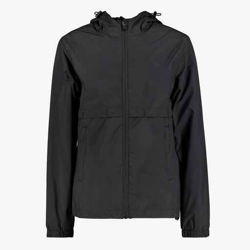 Voetbal kinder windbreaker zwart