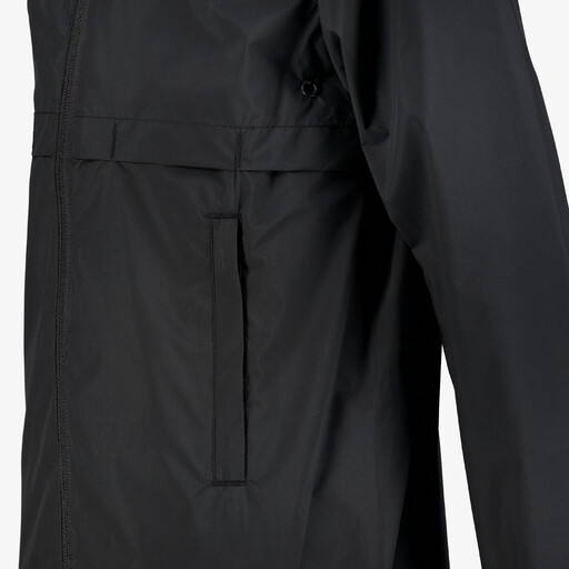 Voetbal kinder windbreaker zwart