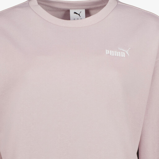 Essentials Small No. 1 Logo dames sweater lichtroze