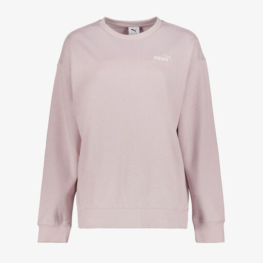 Essentials Small No. 1 Logo dames sweater lichtroze