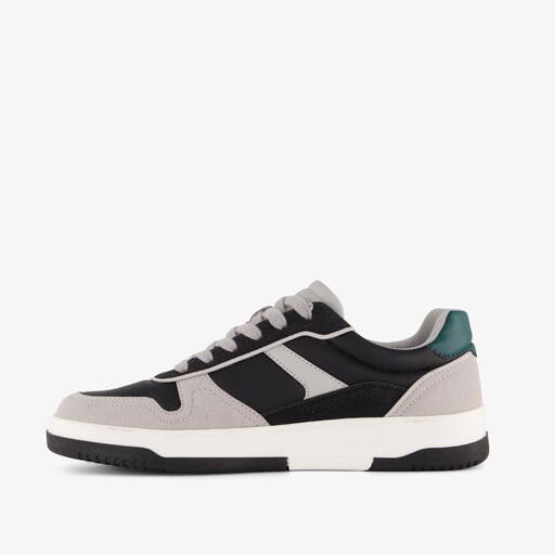 Heren sneakers grijs zwart