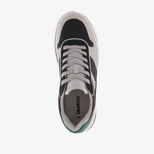 Heren sneakers grijs zwart