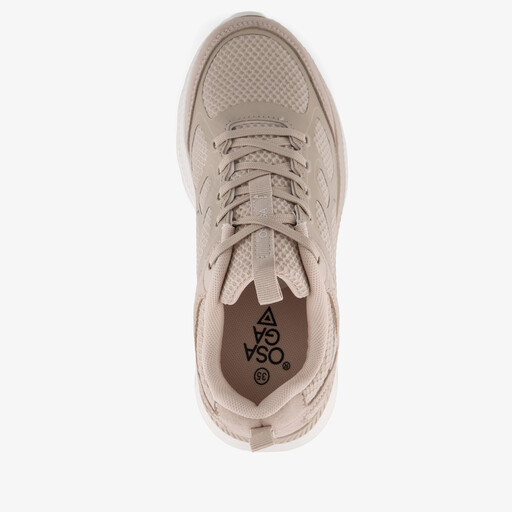 Kinder sportschoenen beige