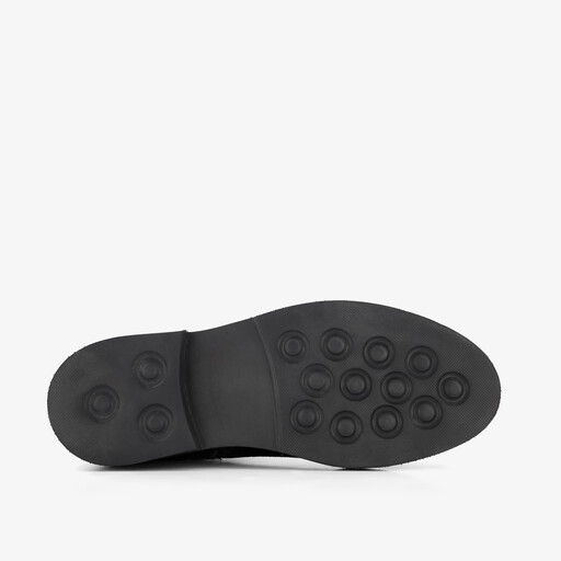 Suède heren Chelsea boots zwart