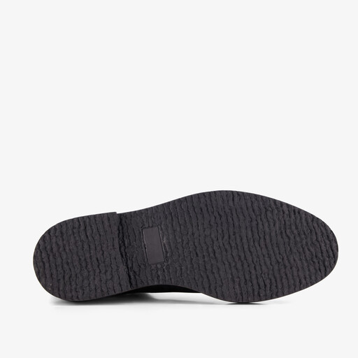 Suède heren Chelsea boots donkerblauw
