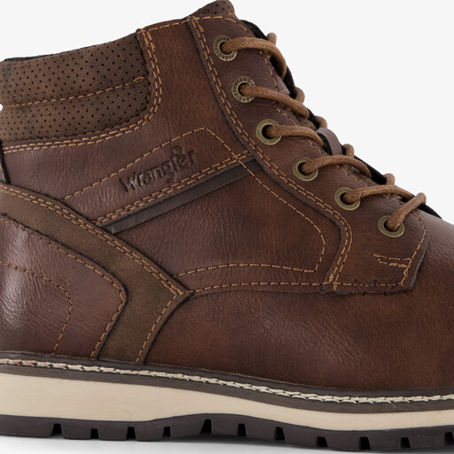 Heren veterboots donkerbruin