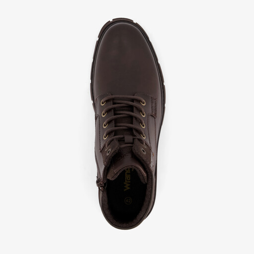 Gevoerde heren veterboots bruin