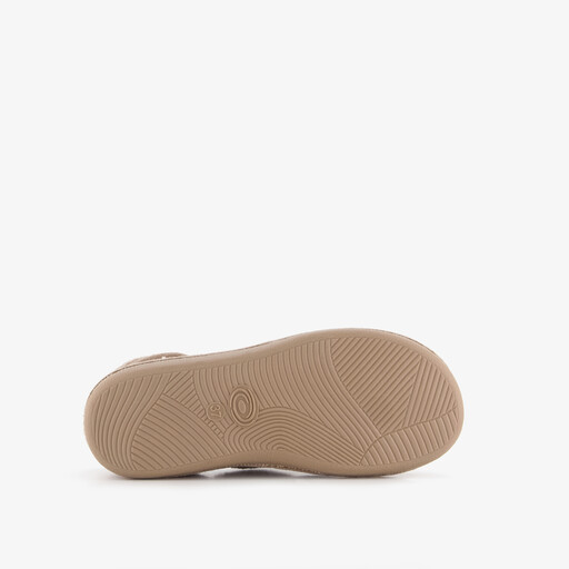 Gevoerde dames pantoffels beige