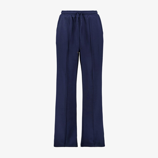 Dames wide leg pantalon donkerblauw