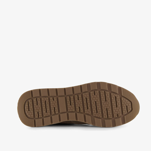 Suede heren sneakers bruin
