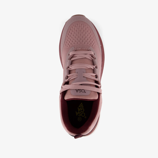 Dames sportschoenen roze bordeauxrood