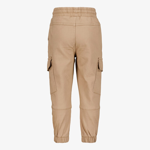Jongens cargo joggingbroek beige