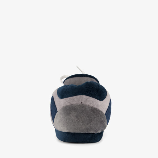Gevoerde kinder sneaker pantoffels blauw