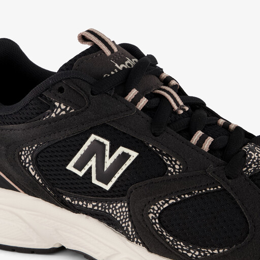 408 dames sneakers zwart grijs