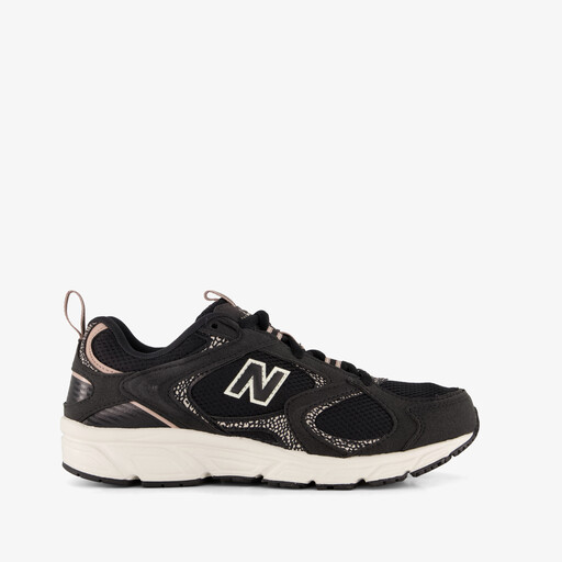 408 dames sneakers zwart grijs