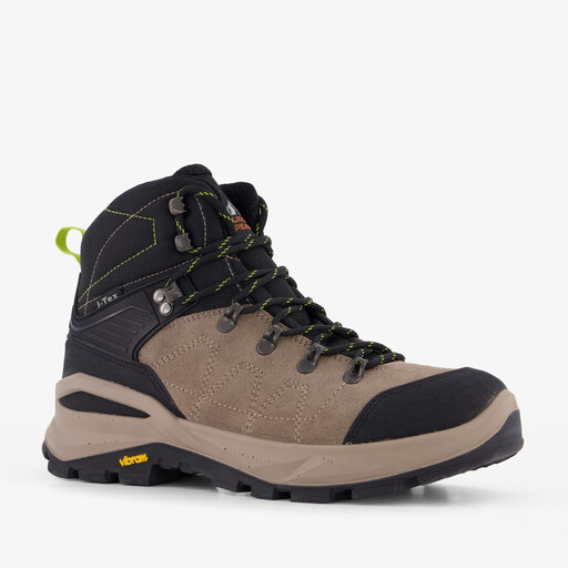 Heren cat. B wandelschoenen vibram zool beige