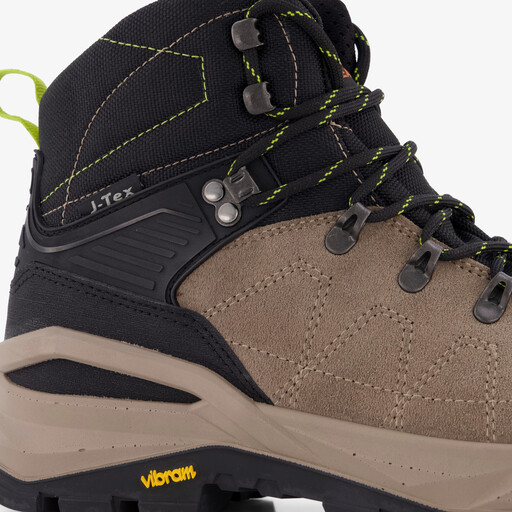 Heren cat. B wandelschoenen vibram zool beige