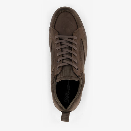 ECCO Bypath Tred suède heren veterschoenen bruin