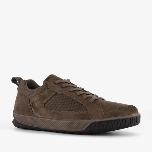 ECCO Bypath Tred suède heren veterschoenen bruin