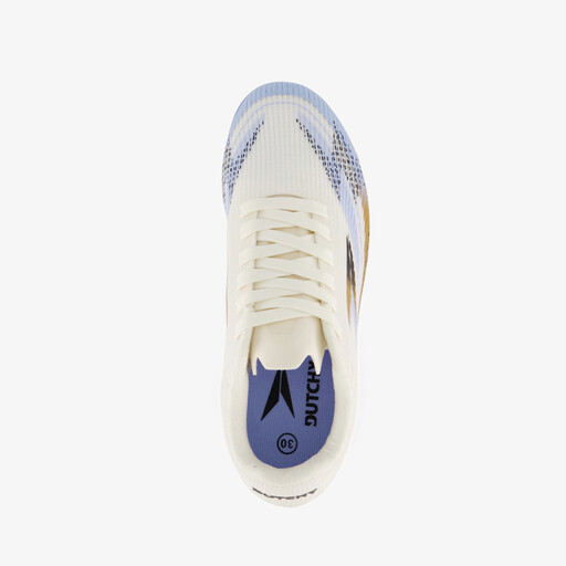 Ultimate kinder voetbalschoenen FG wit goud