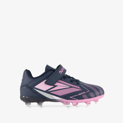 Flow FG kinder voetbalschoenen blauw roze