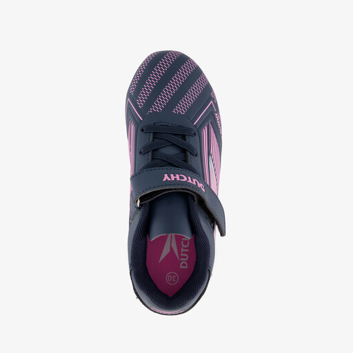 Flow FG kinder voetbalschoenen blauw roze