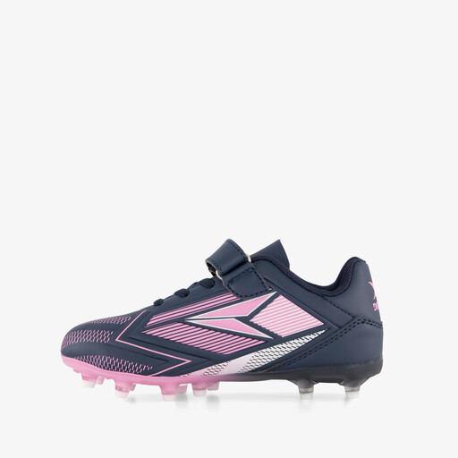 Flow FG kinder voetbalschoenen blauw roze