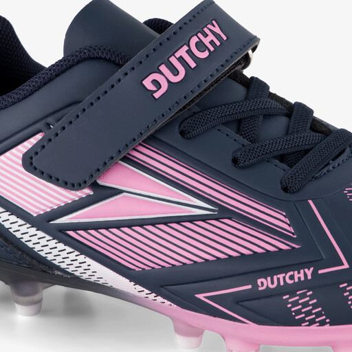Flow FG kinder voetbalschoenen blauw roze