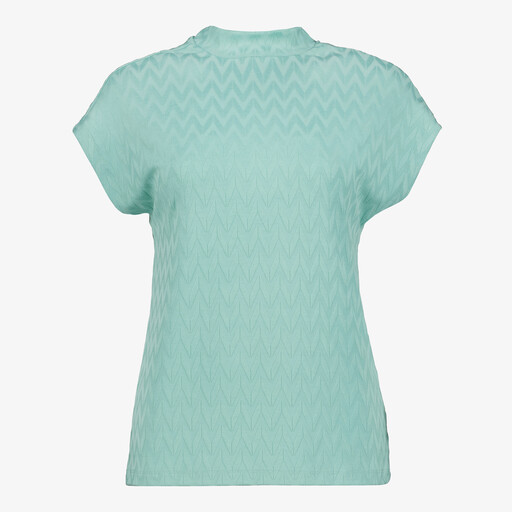 Dames shirt aquablauw