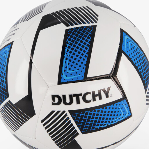 Voetbal wit blauw