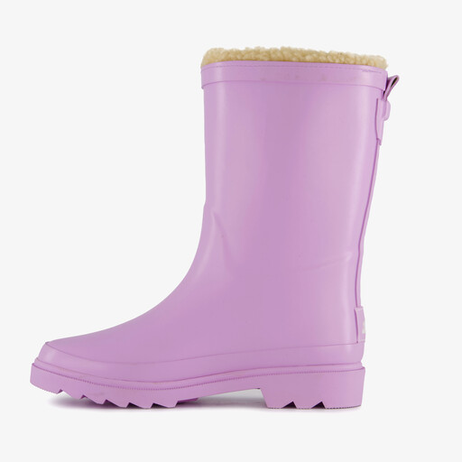 Gevoerde kinder regenlaarzen lila