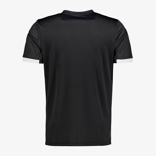 Dry heren voetbal T-shirt met print zwart