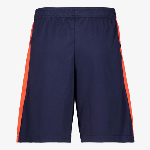 Kinder voetbalshort blauw oranje